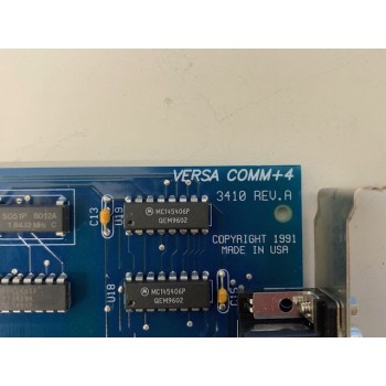 Versa 3410 VERSA-COMM+4 Four Port ISA RS-232 Interface Module